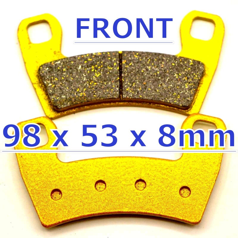 Master Chen Front Rear Brake Pads Brakes for Polaris Razor RZR 900 50'' RZR-S 900 60'' Inch 2015-2020 - RZR S 1000 2016-2020 - RZR Trail 900 S 900 1000 2020-2024 FA456 FA657 2206025 2203318 MC0451 - Image 3